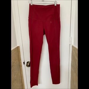VSX Victoria Secret Sport Burgundy Leggings-S/M